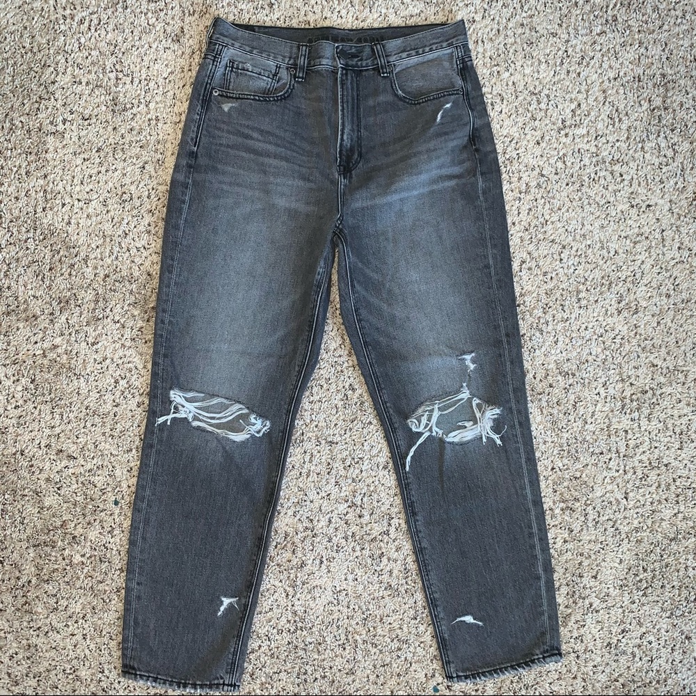 AE High Waisted Mom Jeans